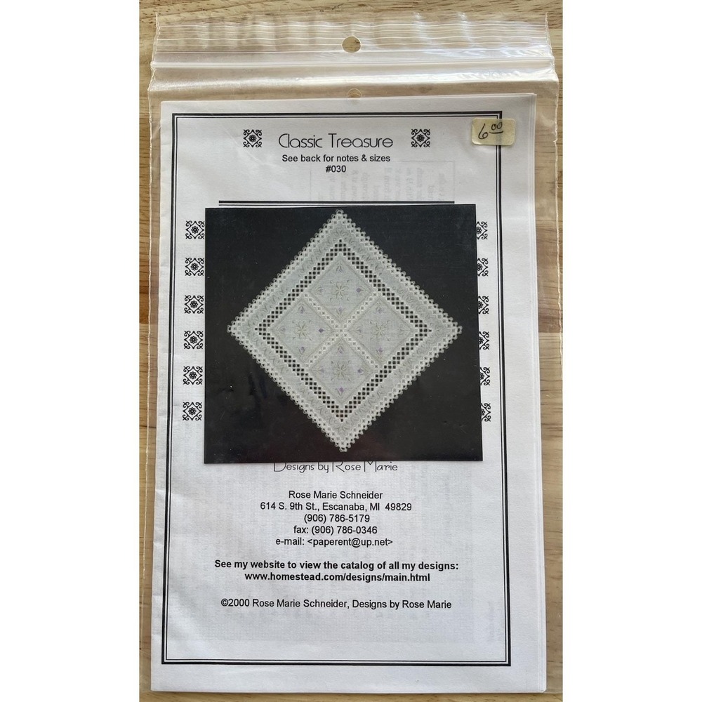 Classic Treasure #030 Designs by Rose Marie Embroidery
